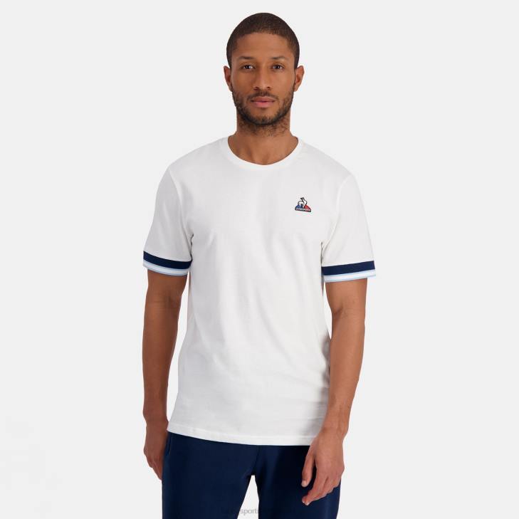 kleding LDBJ434 Heren Le Coq Sportif t-shirtje wit
