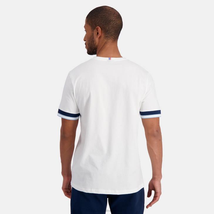 kleding LDBJ434 Heren Le Coq Sportif t-shirtje wit