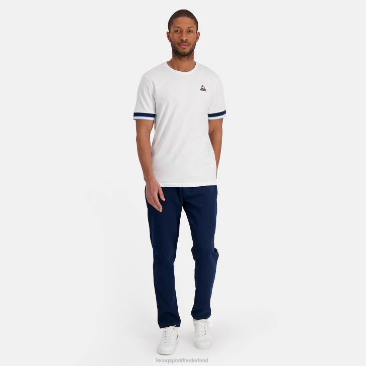 kleding LDBJ434 Heren Le Coq Sportif t-shirtje wit