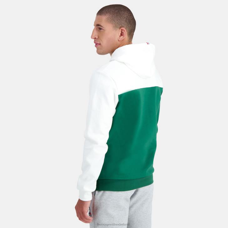 kleding LDBJ436 Heren Le Coq Sportif sweatshirt met capuchon groen