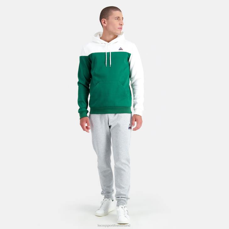 kleding LDBJ436 Heren Le Coq Sportif sweatshirt met capuchon groen