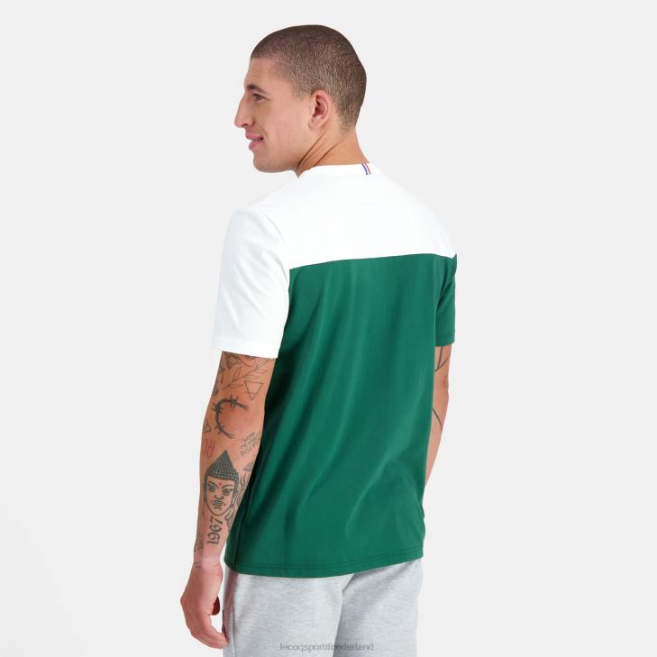kleding LDBJ447 Heren Le Coq Sportif t-shirtje groen