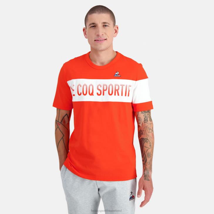 kleding LDBJ448 Heren Le Coq Sportif t-shirt veelkleurig