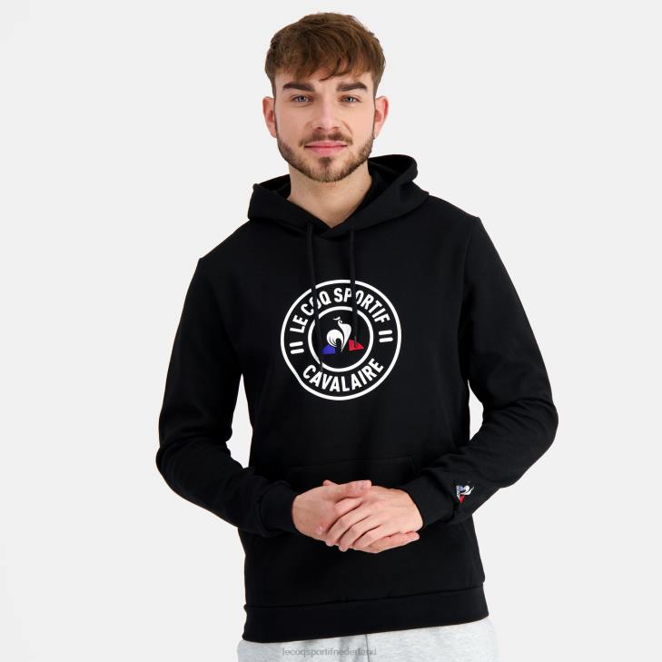 kleding LDBJ45 Heren Le Coq Sportif sweatshirt met capuchon zwart