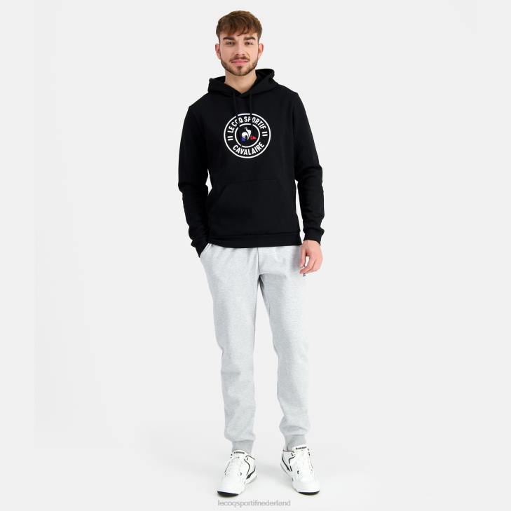 kleding LDBJ45 Heren Le Coq Sportif sweatshirt met capuchon zwart