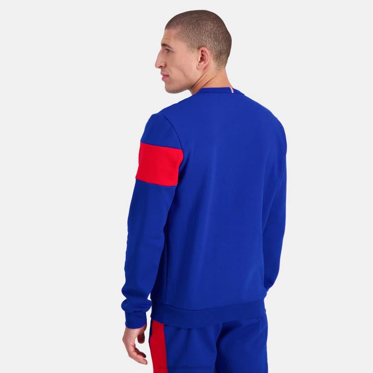 kleding LDBJ456 Heren Le Coq Sportif sweatshirt blauw