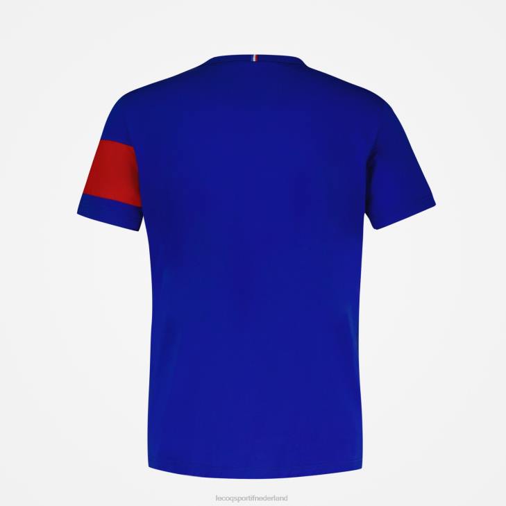 kleding LDBJ457 Heren Le Coq Sportif t-shirtje blauw