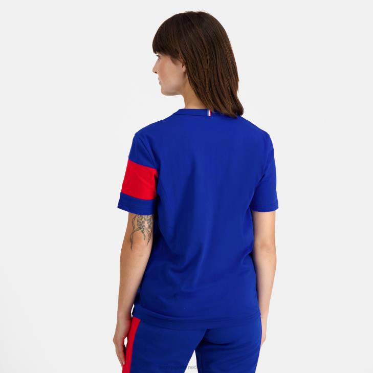 kleding LDBJ457 Heren Le Coq Sportif t-shirtje blauw