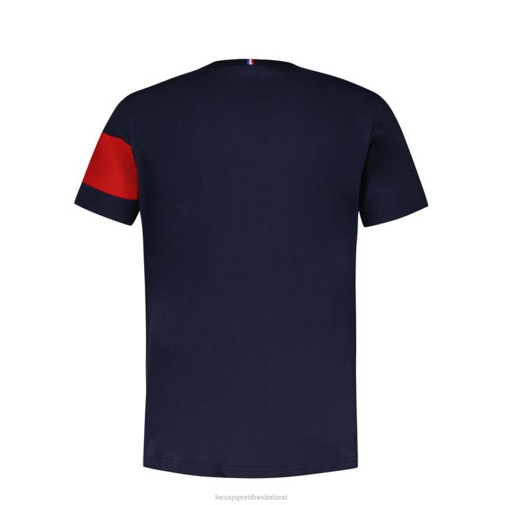 kleding LDBJ458 Heren Le Coq Sportif t-shirtje blauw