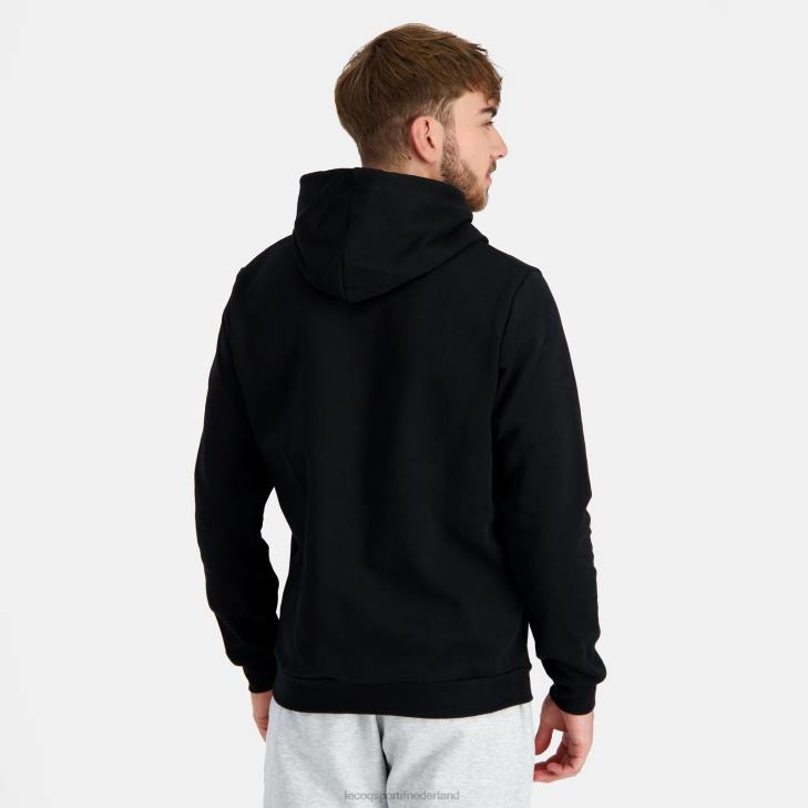 kleding LDBJ46 Heren Le Coq Sportif sweatshirt met capuchon zwart