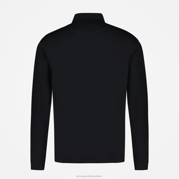 kleding LDBJ461 Heren Le Coq Sportif t-shirt met lange mouwen zwart