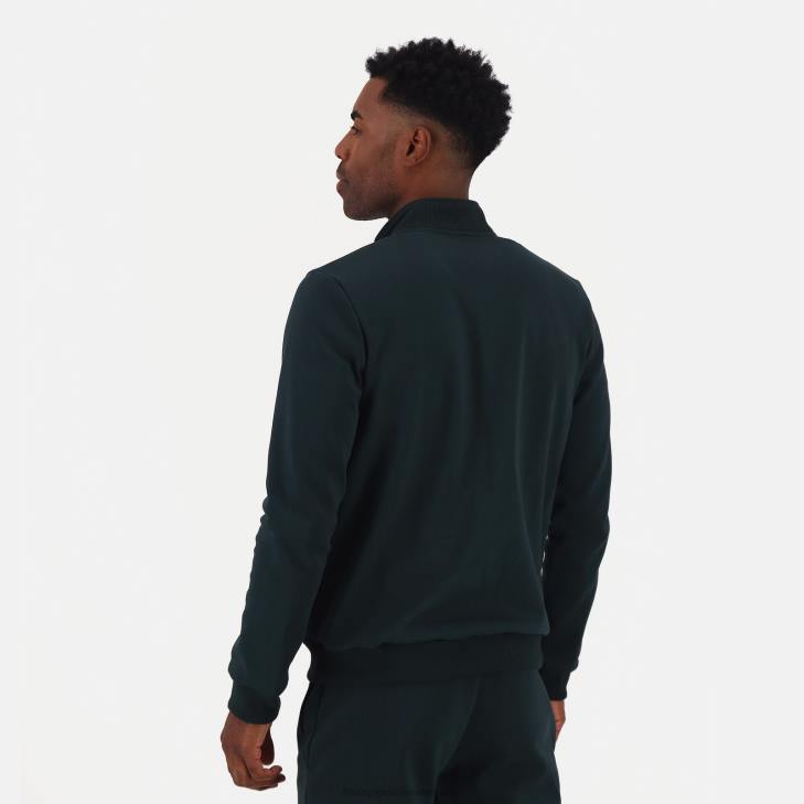 kleding LDBJ463 Heren Le Coq Sportif sweatshirt met rits groen