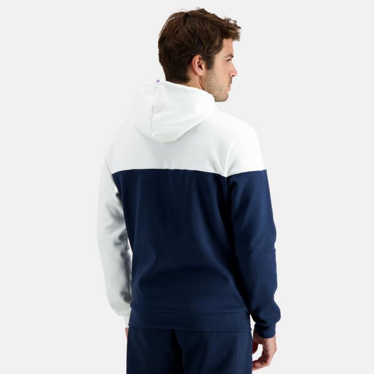 kleding LDBJ466 Heren Le Coq Sportif sweatshirt met capuchon veelkleurig