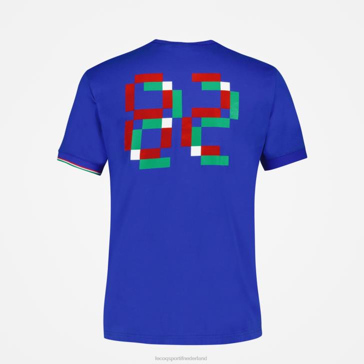 kleding LDBJ473 Heren Le Coq Sportif t-shirtje blauw