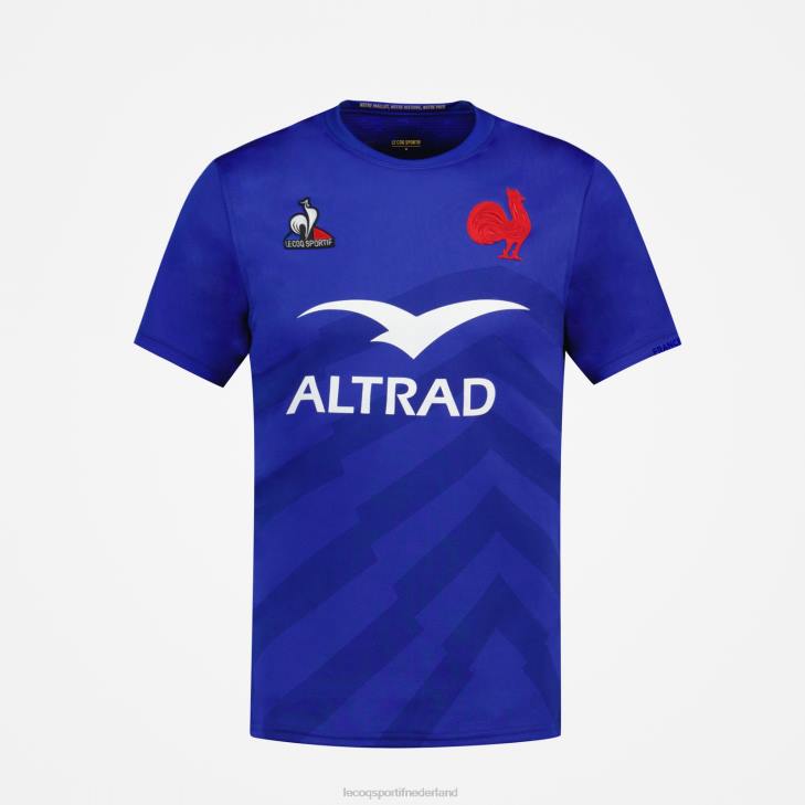 kleding LDBJ477 Heren Le Coq Sportif jersey blauw