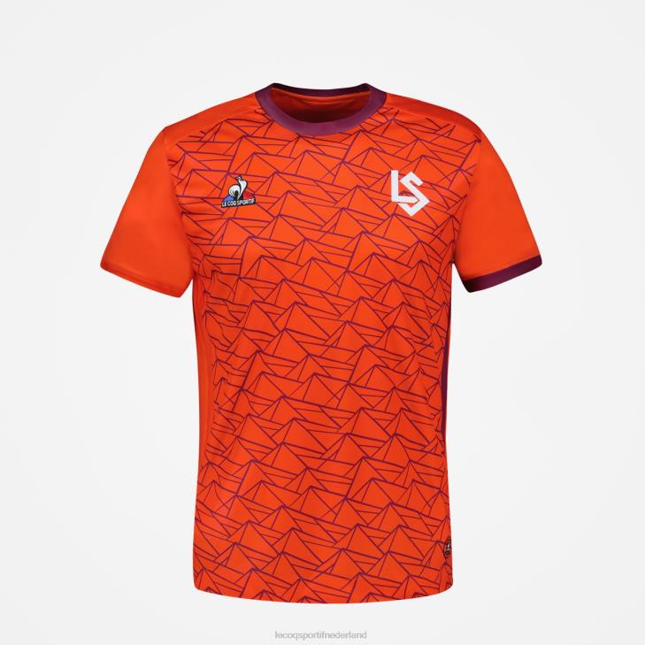 kleding LDBJ479 Heren Le Coq Sportif trui oranje