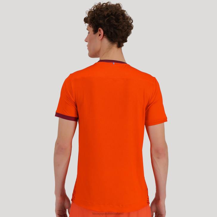 kleding LDBJ479 Heren Le Coq Sportif trui oranje
