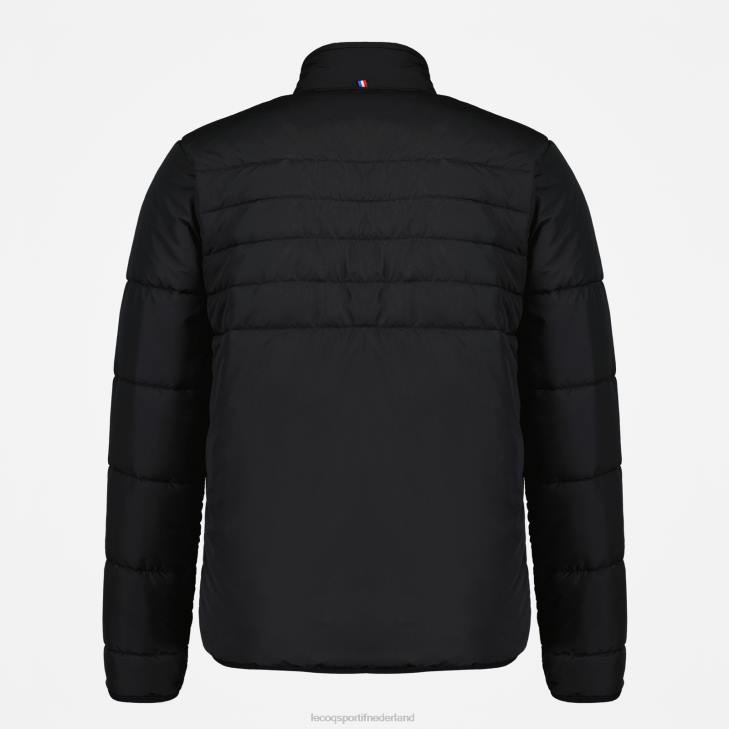 kleding LDBJ481 Heren Le Coq Sportif donsjack zwart