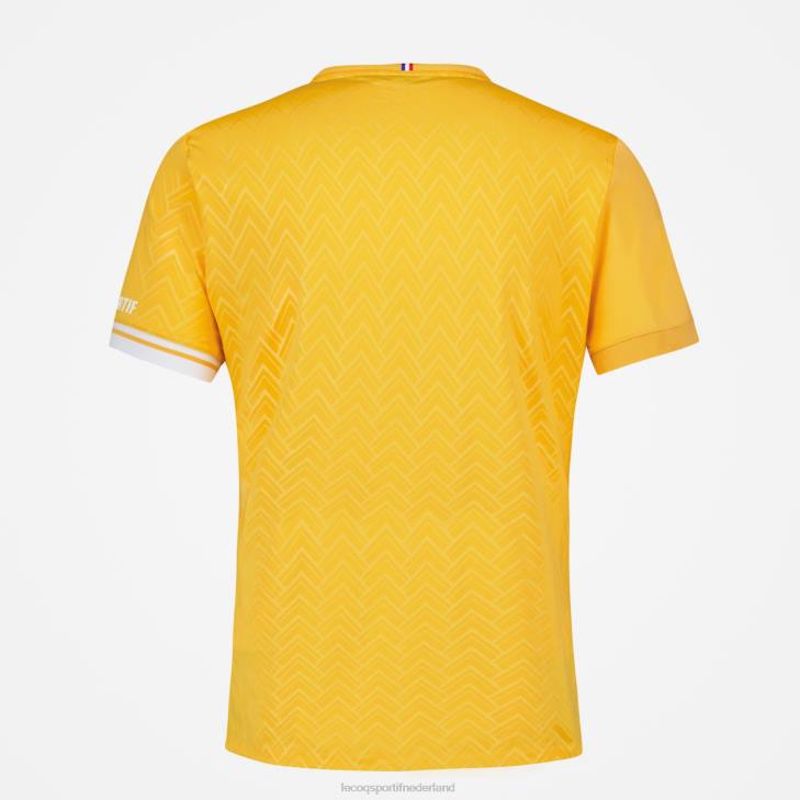 kleding LDBJ483 Heren Le Coq Sportif t-shirtje oranje