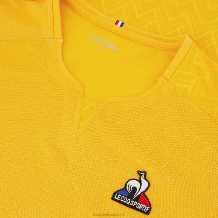 kleding LDBJ483 Heren Le Coq Sportif t-shirtje oranje