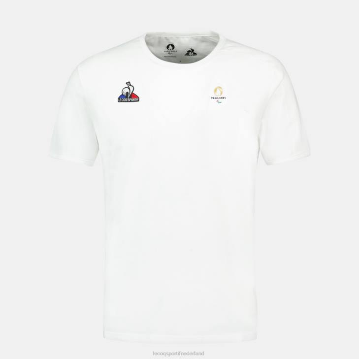 kleding LDBJ486 Heren Le Coq Sportif t-shirtje wit