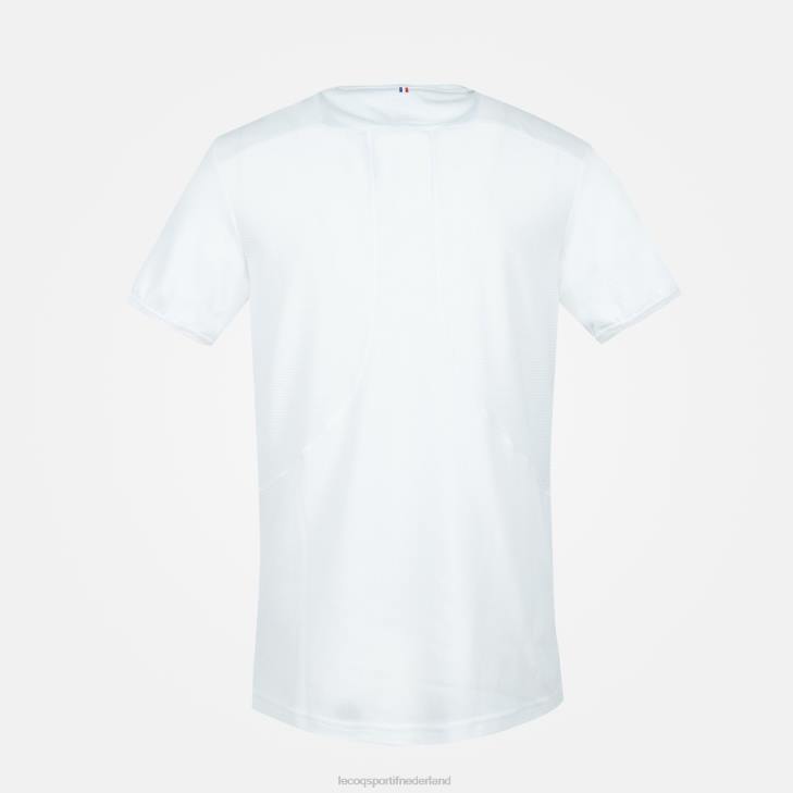 kleding LDBJ492 Heren Le Coq Sportif t-shirtje wit