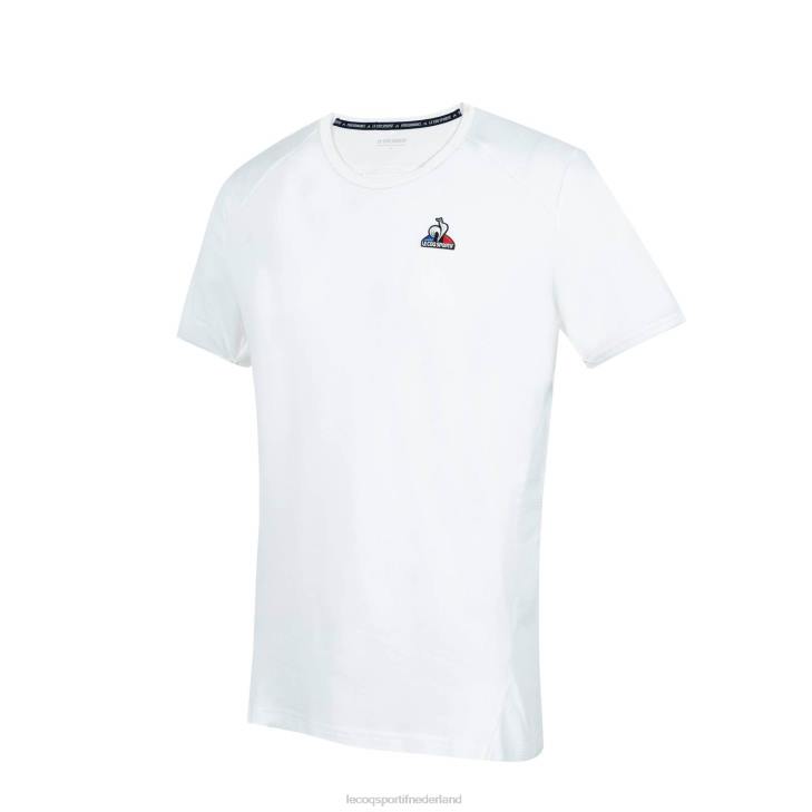 kleding LDBJ492 Heren Le Coq Sportif t-shirtje wit