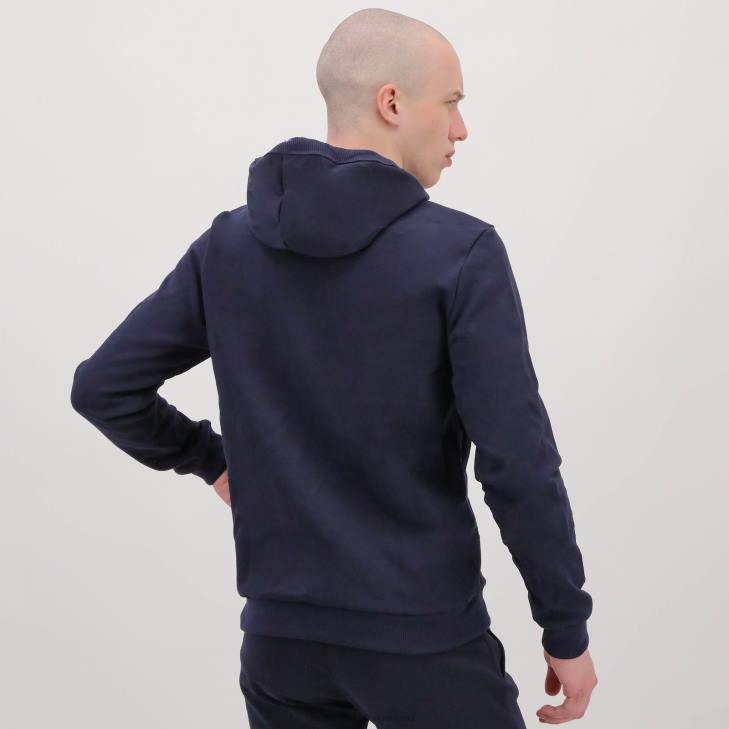 kleding LDBJ494 Heren Le Coq Sportif sweatshirt met capuchon blauw