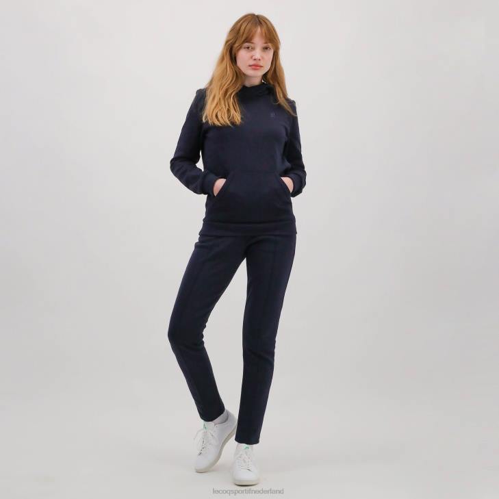 kleding LDBJ494 Heren Le Coq Sportif sweatshirt met capuchon blauw