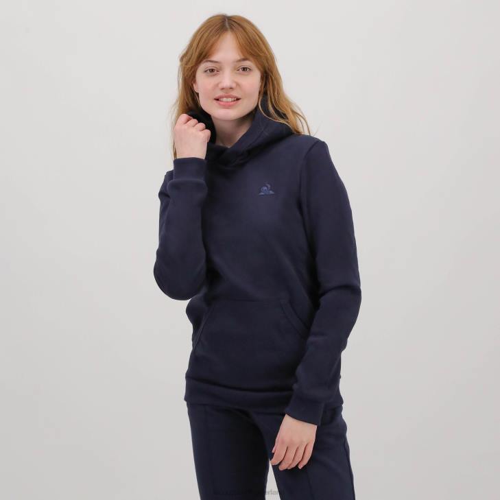kleding LDBJ494 Heren Le Coq Sportif sweatshirt met capuchon blauw