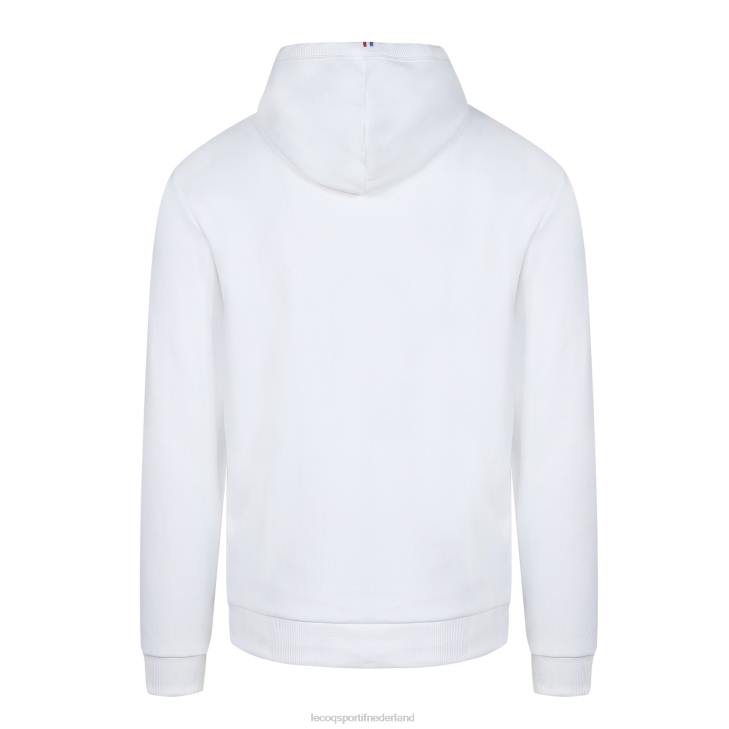 kleding LDBJ495 Heren Le Coq Sportif sweatshirt met capuchon wit