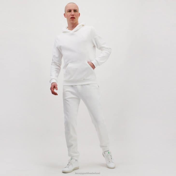 kleding LDBJ495 Heren Le Coq Sportif sweatshirt met capuchon wit