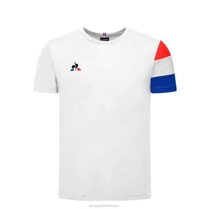 kleding LDBJ497 Heren Le Coq Sportif t-shirtje wit