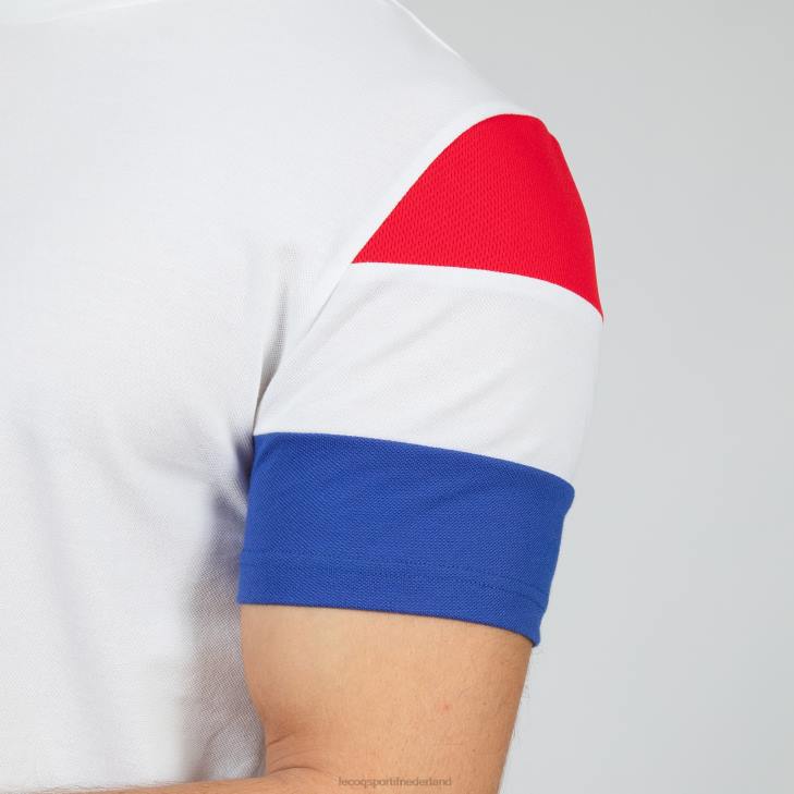kleding LDBJ497 Heren Le Coq Sportif t-shirtje wit