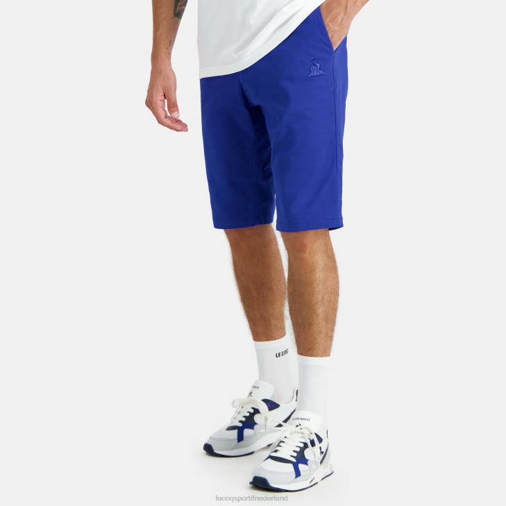 kleding LDBJ506 Heren Le Coq Sportif korte broek blauw
