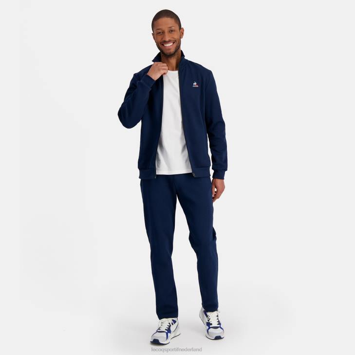 kleding LDBJ52 Heren Le Coq Sportif sweatshirt met rits blauw
