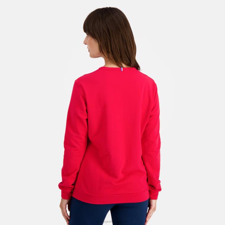 kleding LDBJ595 vrouwen Le Coq Sportif sweatshirt rood