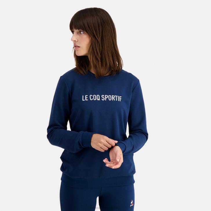 kleding LDBJ597 vrouwen Le Coq Sportif sweatshirt blauw