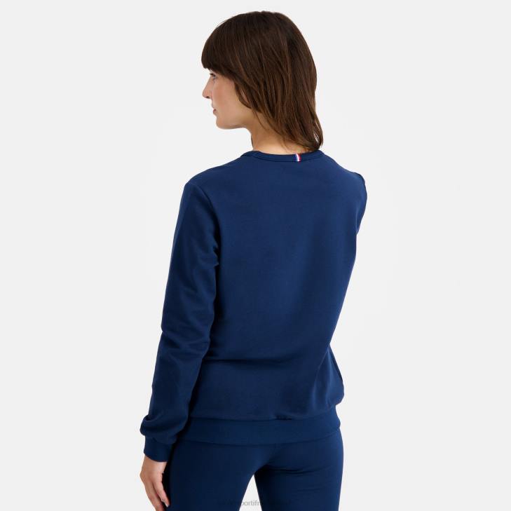 kleding LDBJ597 vrouwen Le Coq Sportif sweatshirt blauw