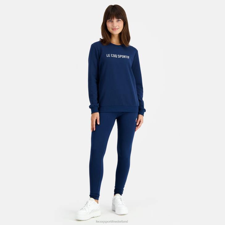 kleding LDBJ597 vrouwen Le Coq Sportif sweatshirt blauw