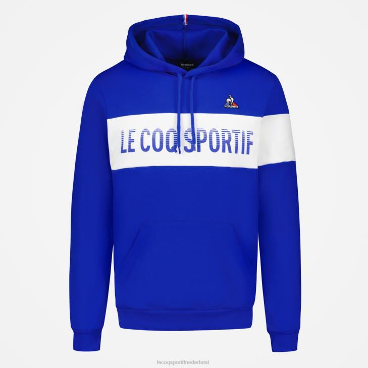 kleding LDBJ6 Heren Le Coq Sportif sweatshirt met capuchon blauw