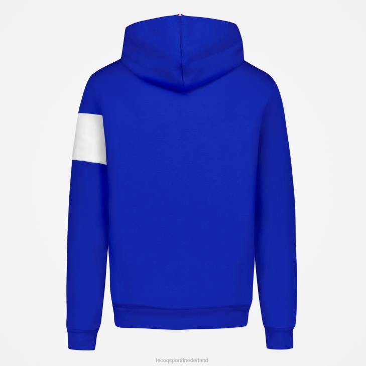 kleding LDBJ6 Heren Le Coq Sportif sweatshirt met capuchon blauw
