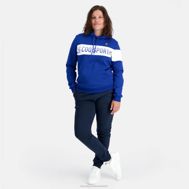kleding LDBJ6 Heren Le Coq Sportif sweatshirt met capuchon blauw