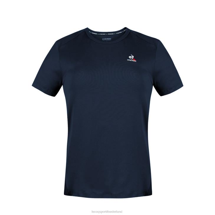 kleding LDBJ602 vrouwen Le Coq Sportif t-shirtje blauw