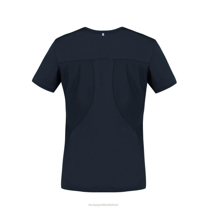 kleding LDBJ602 vrouwen Le Coq Sportif t-shirtje blauw