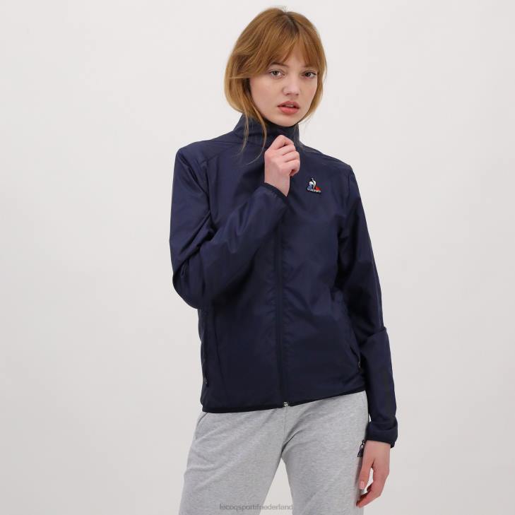 kleding LDBJ603 vrouwen Le Coq Sportif windjack blauw