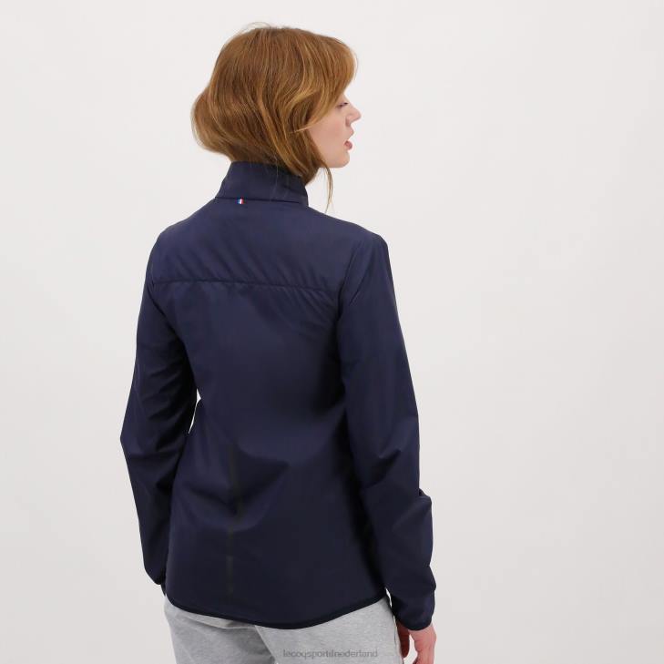 kleding LDBJ603 vrouwen Le Coq Sportif windjack blauw
