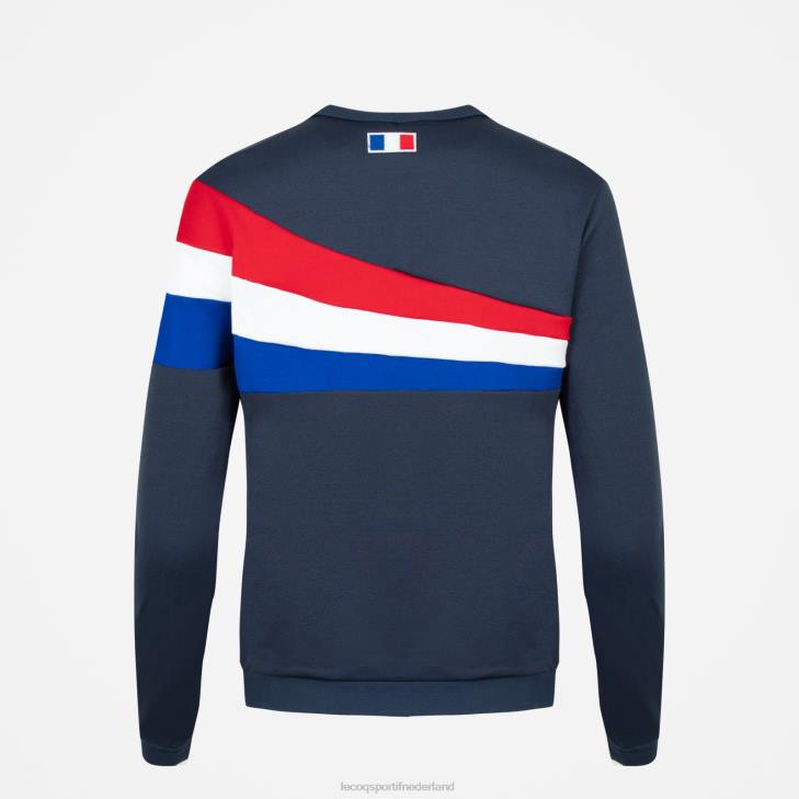 kleding LDBJ606 vrouwen Le Coq Sportif sweatshirt blauw