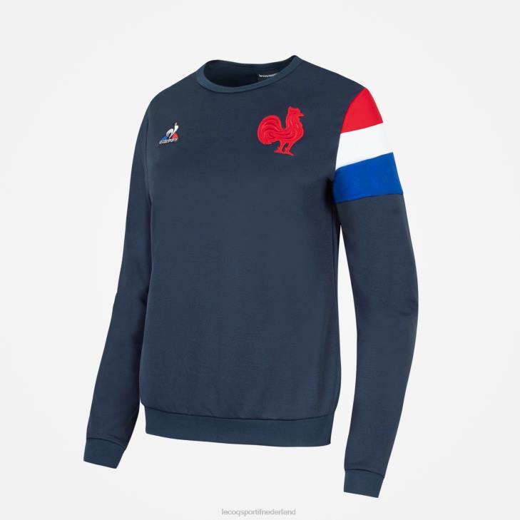 kleding LDBJ606 vrouwen Le Coq Sportif sweatshirt blauw