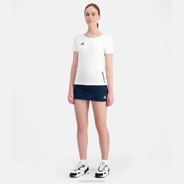 kleding LDBJ608 vrouwen Le Coq Sportif t-shirtje wit